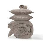 Σετ Παπλωματοθήκη Charisma Natural Collection 230X250 / Linen Beige